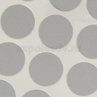 Клеевые заглушки D20 заглушки (клеевые) серый шагрень 12 шт, d=20