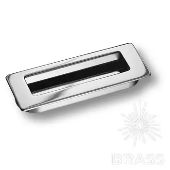 Ручки 3702-400 ручка мебельная современная классика, глянцевый хром