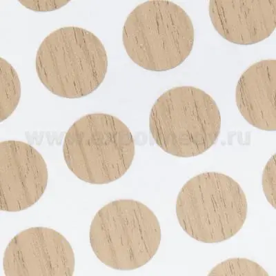 Клеевые заглушки D14 заглушки (клеевые) орех неаполь/дуб каселла натур./дуб сакраменто корич. 20шт, d=14мм