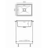 Мойки кухонные Распродажа мойка кухонная tolero модель blade 550 саванна
