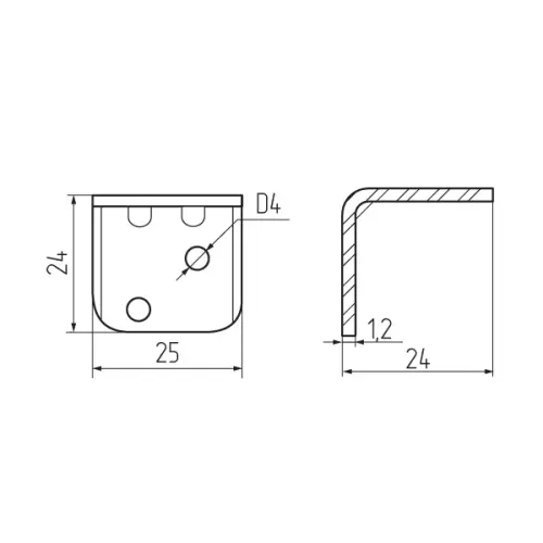 Мебельные уголки уголок крепежный серый металл/пластик