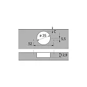 Комплекты петель Hettich Sensys петля hettich sensys вкладная 110°, с доводчиком, d1,5 (евровинты)
