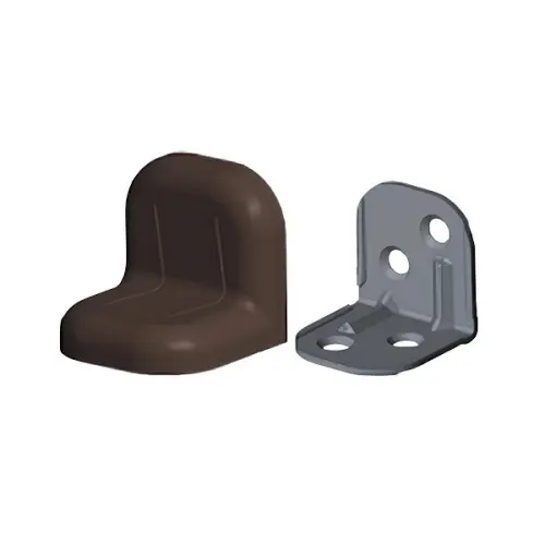 Мебельные уголки уголок крепежный. орех металл/пластик