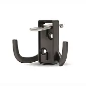 Крючки для одежды крючок 2х рожковый, жемчужный серый-никель