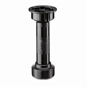 Опоры кухонные опора регулируемая н 150-165 мм, черная без клипсы (148шт)