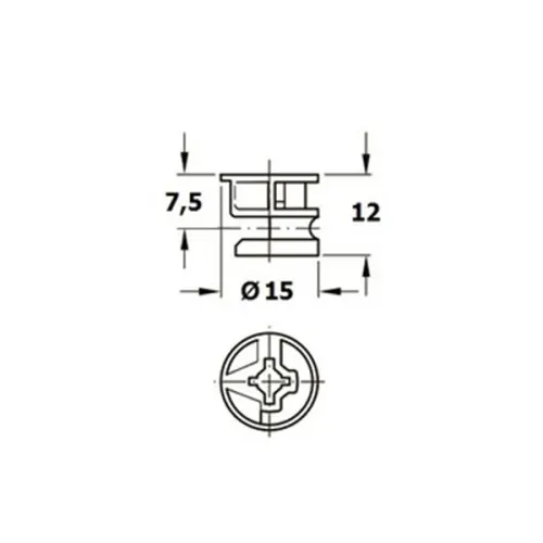 Hafele Minifix эксцентриковая стяжка hafele minifix 15, для плиты 16 мм