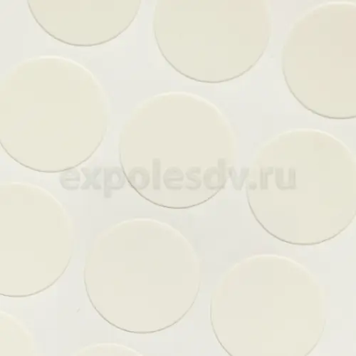 Клеевые заглушки D20 заглушки (клеевые) белый гладкий 12 шт, d 20мм