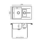 Мойки Polygran мойка кухонная polygran модель brig 770 кремовый