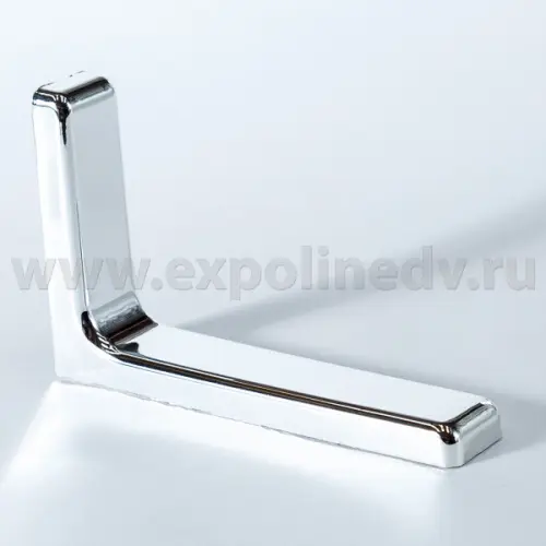 Полкодержатели полкодержатель 183х114х35мм, хром