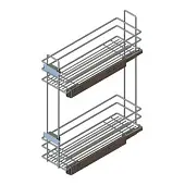 Бутылочницы бутылочница в базу 200 мм квадро-2 с доводчиком, правая