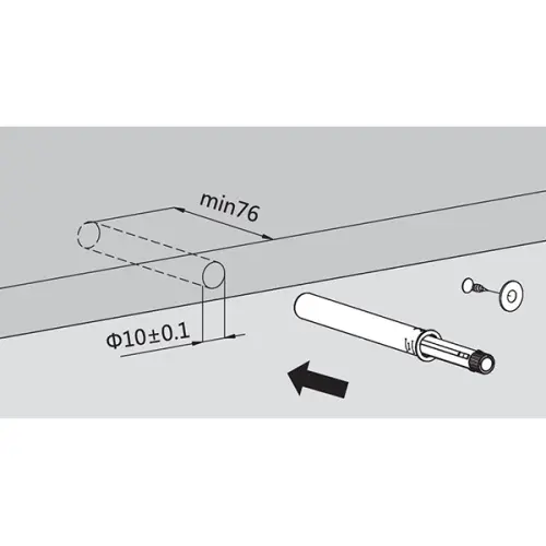 Подъемники поворотные подъемник dtc top stay sq new push (250-500мм), индекс 1800-4000, белый