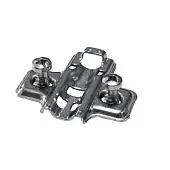 Комплектующие петель JETLine планка монтажная jetline h=0мм с евровинтами