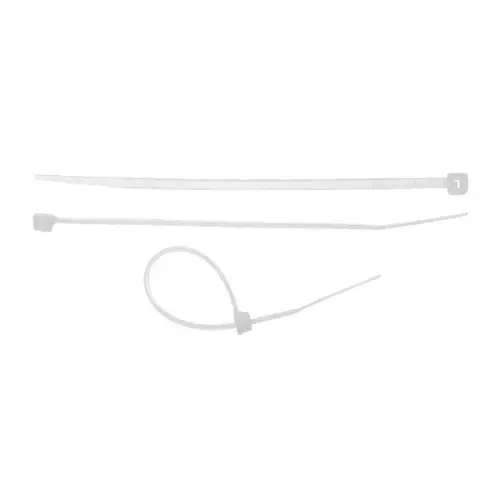 Стяжки стяжки-хомуты styayer нейлоновые 3,5мм х 200мм, белый