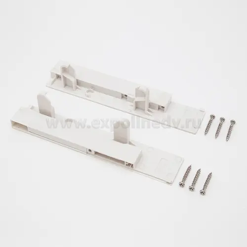 Ящики Samsung Slim соединители передней панели l+r для внутр. ящика samsung slim, h185 мм, белый