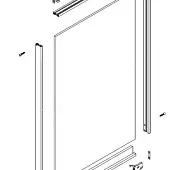 Комплекты раздвижных дверей Raumplus комплект профиля-купе раумплюс s1200 на 2 двери, ширина шкафа до 2500 мм, серебро