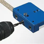 Монтажные приспособления мебельный шаблон hettich bluejig dowel, для дюбелей и стяжки rastex 15