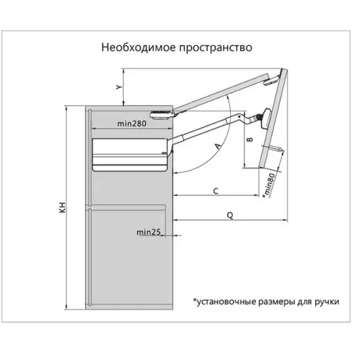 Подъемники складные подъемник dtc top stay st (800-879мм), 9,5-16,5 кг, серый