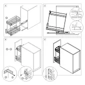 Кухонные корзины, бутылочницы бутылочница в базу 300 мм chianti с доводчиком, хром