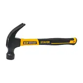 Молотки, Киянки молоток-гвоздодер слесарный stayer hercules с фиберглассовой рукояткой, 560г