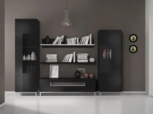 Однотонные декоры ЛДСП Томлесдрев лдсп 6322 черный 2750 х 1830 х 16 мм, томлесдрев