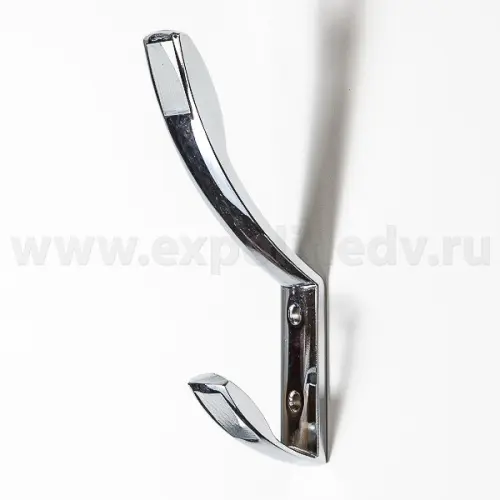 Крючки крючок alba он-155 2х рожковый, хром 