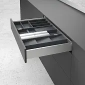 Кухонные органайзеры Hettich кухонный органайзер orgatray 270, гл. 473мм, шир. 270мм, антрацит