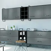 Однотонные декоры ЛДСП Томлесдрев лдсп 9570 базальт 2750 х 1830 х 10 мм, томлесдрев