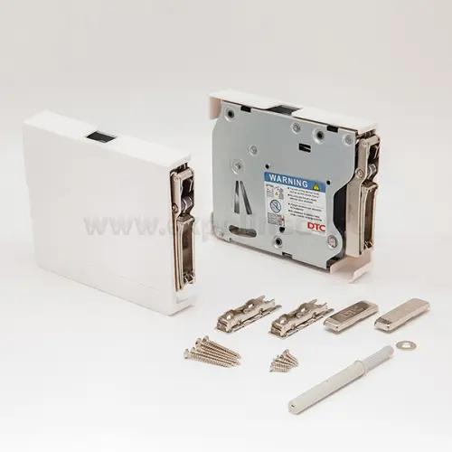 Подъемники поворотные подъемник dtc top stay sq new push (250-500мм), индекс 1060-2450, белый