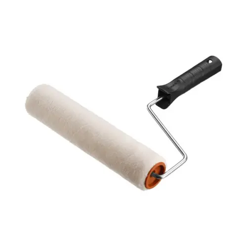 Кисти малярные, валики валик малярный в сборе зубр оптима для лаков и эмалей, бюгель 6мм, 240мм