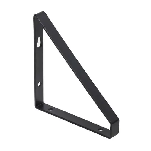 Полкодержатели полкодержатель 122x121x16мм, черный матовый