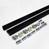 Система TopLine XL комплект профилей topline xl, l4000, алюминий черный