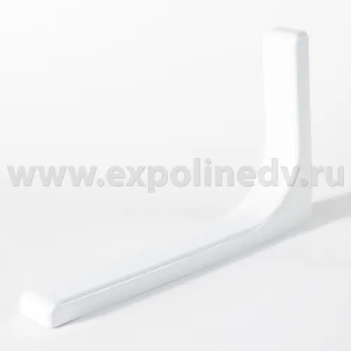 Полкодержатели полкодержатель 180*115*35мм, белый