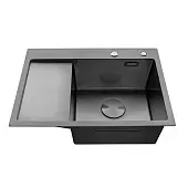 Мойки кухонные Avivacom мойка кухонная avivacom модель ns6548r, правая, нано сатин